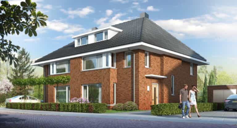 12 ruime herenhuizen en 4 bungalows Nieuw Voorhorst