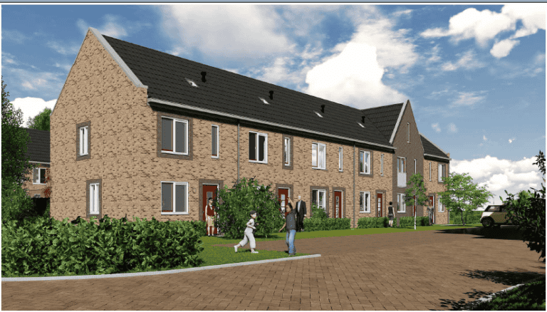 22 huurwoningen Westervoort plan Beekenoord