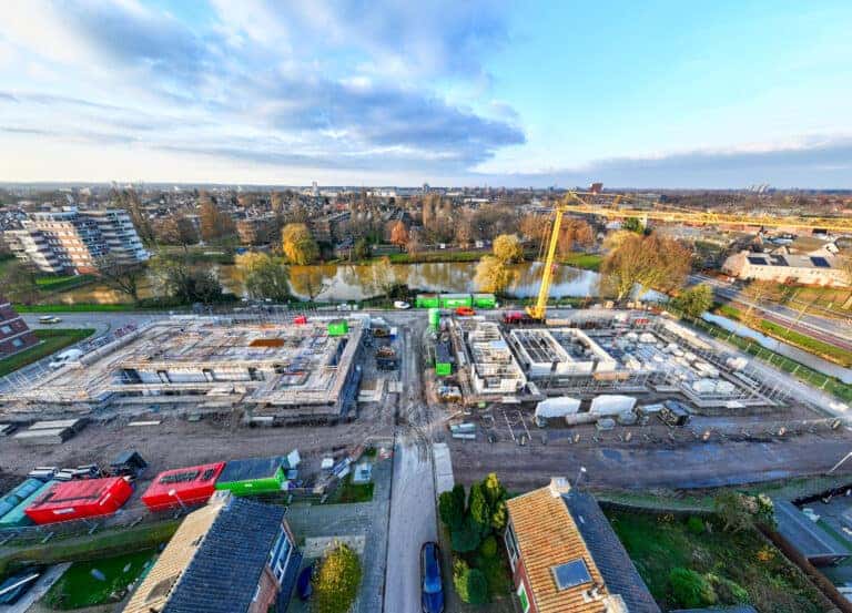 1e verdieping al bereikt bij H-flats in Apeldoorn