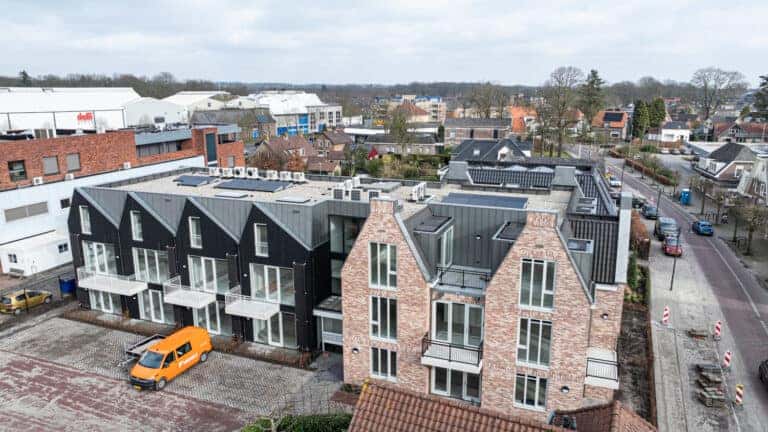 Bijzondere gevel bij appartementengebouw in Heerde
