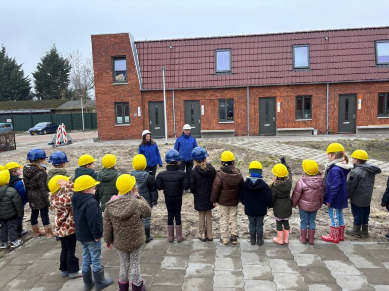 Bezoek op de bouw