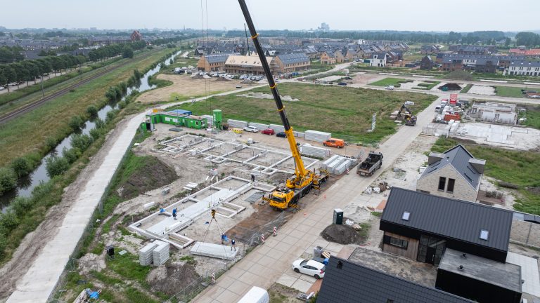 Start bouw Hooghe Tuinen, De Boomgaard en De Nieuwe Werf