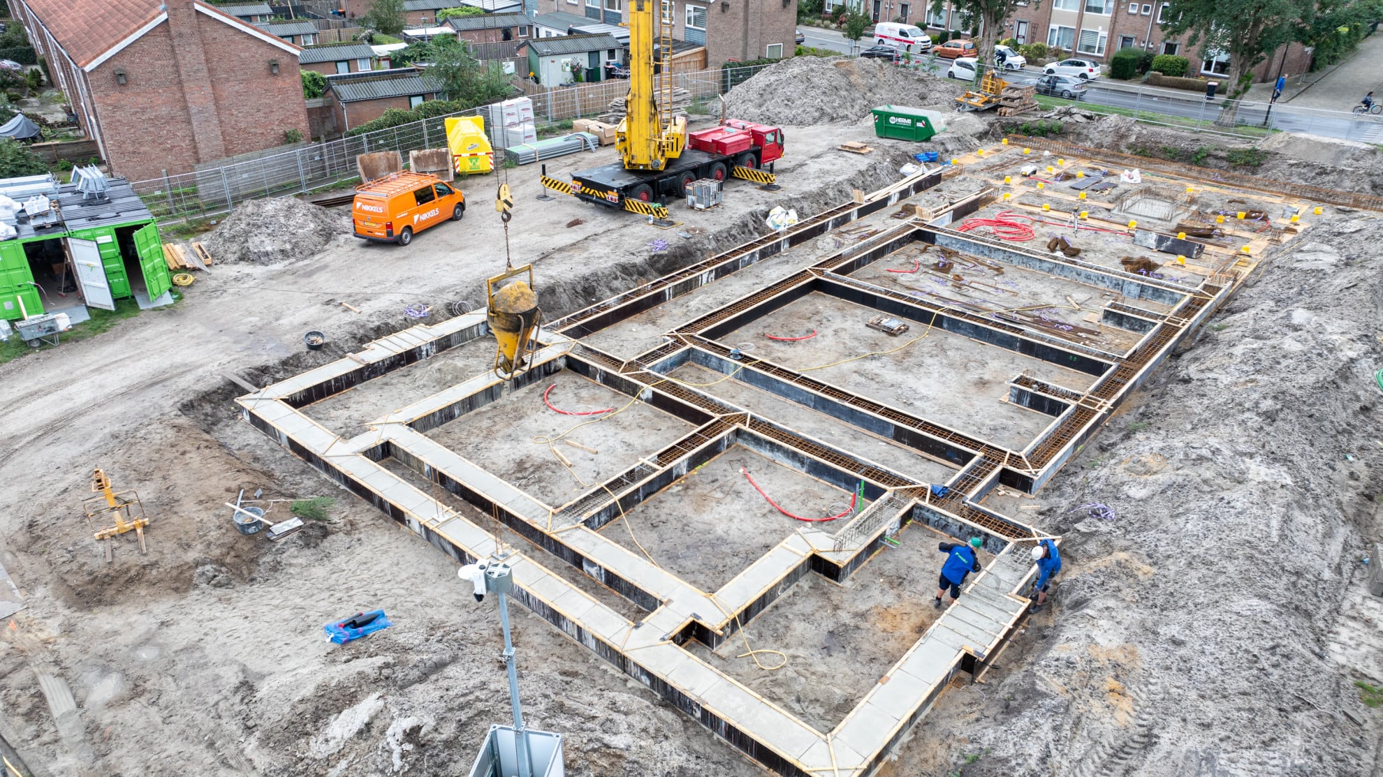 H-flats fase 3 stort fundering totaal plaatje